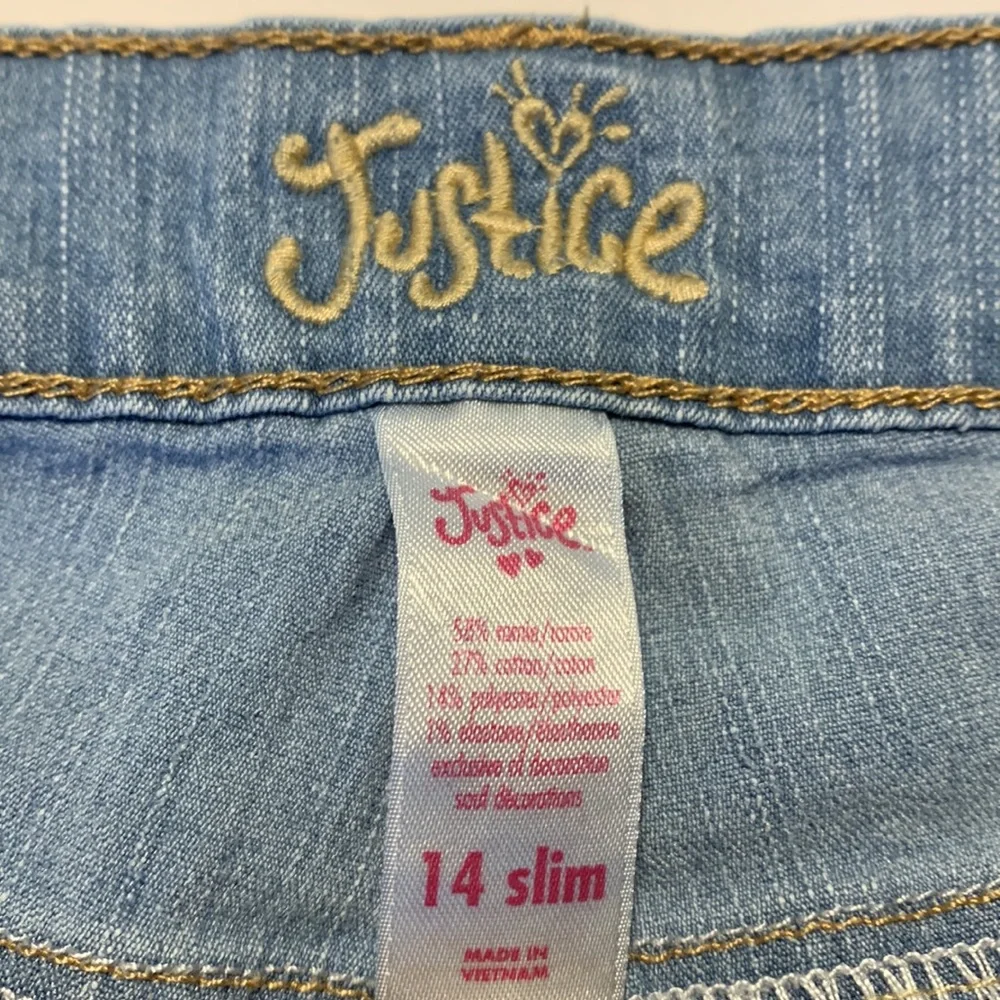 Justice Girls Denim Shorts - Picture 8 of 9